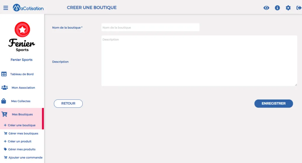 Boutique en ligne