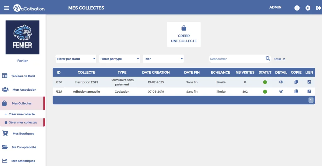 Paiement en ligne